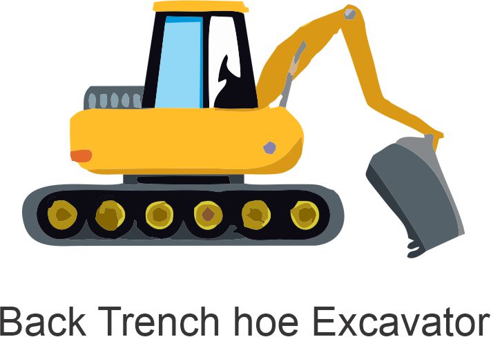 Back Trench hoe Excavator